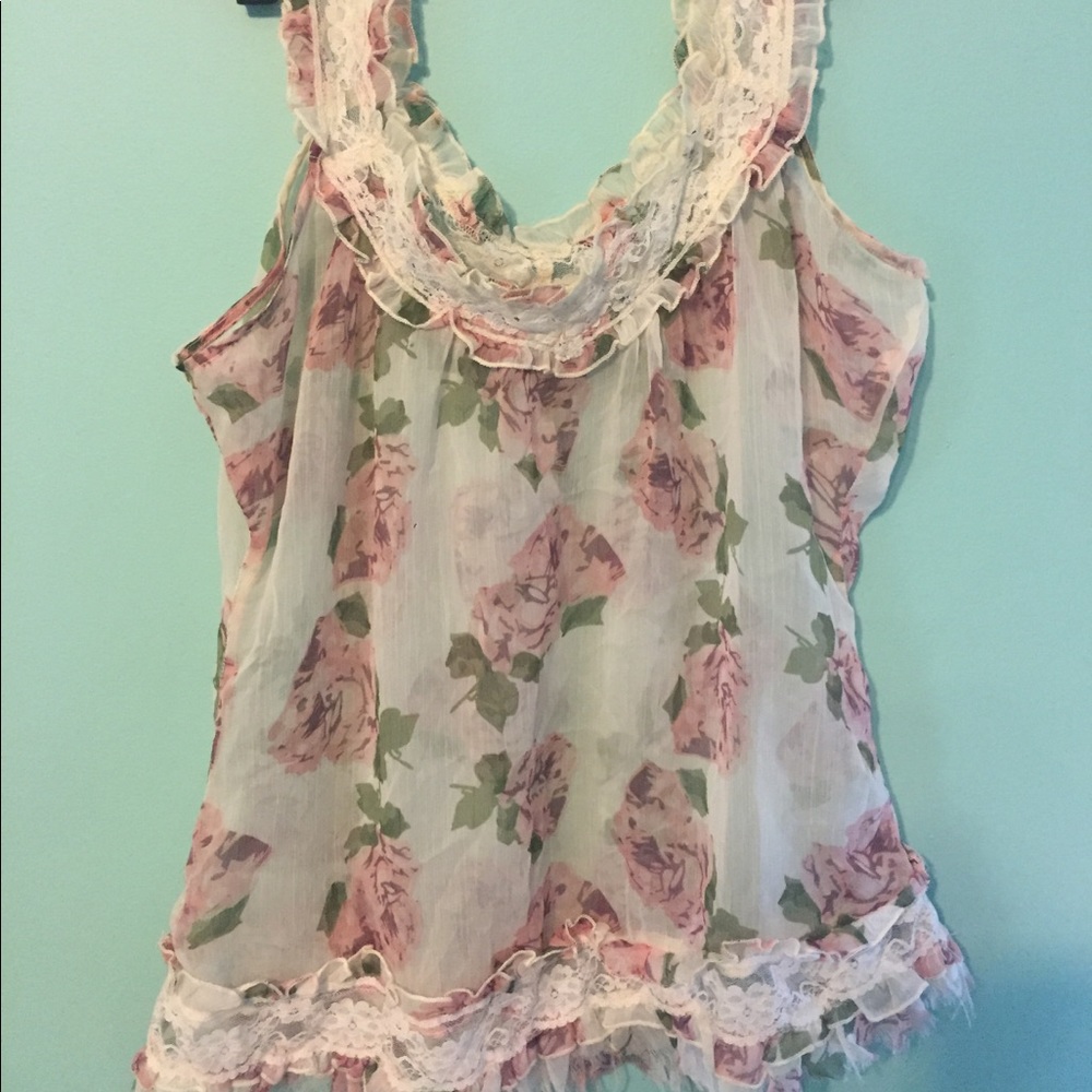Floral tank top